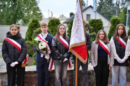 Udział w  uroczystości patriotycznej