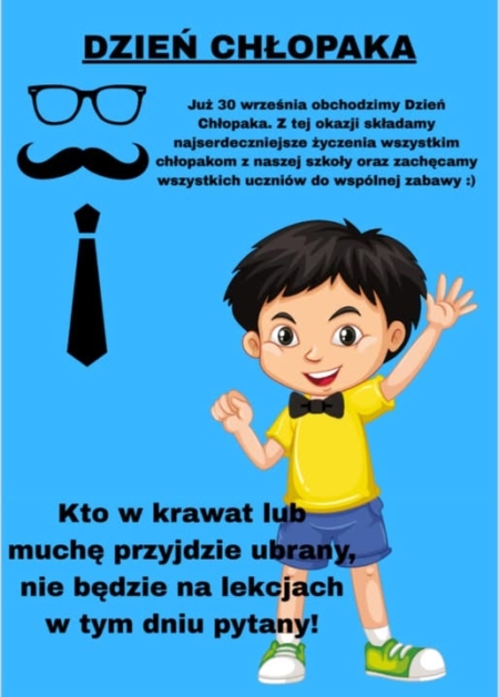 DZIEŃ CHŁOPAKA W NASZEJ SZKOLE!
