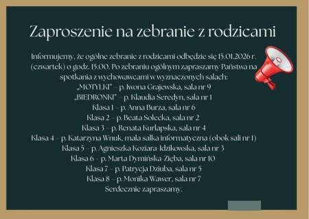 Zebranie z rodzicami